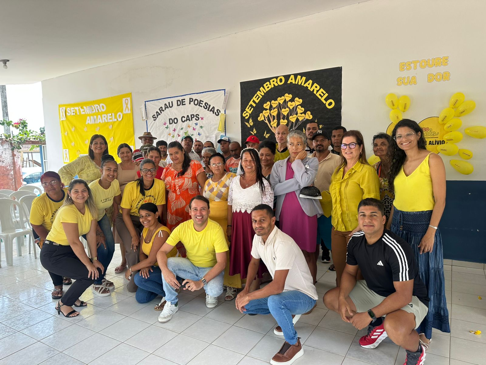 Setembro Amarelo: CAPS de Atalaia promove ação de conscientização sobre saúde mental